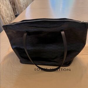 Elegant MZ Wallace Navy perforated leather Tote Bag